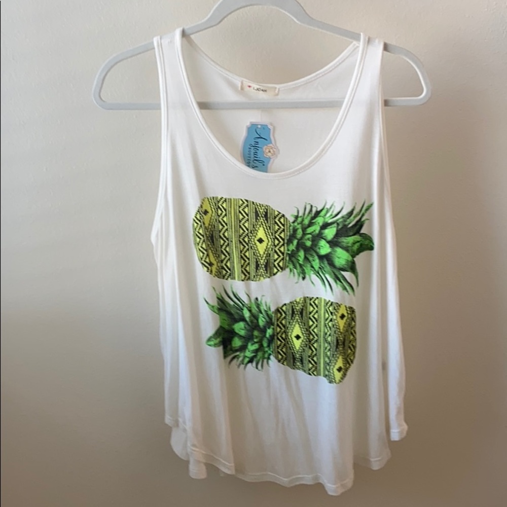 I.Joah Pinapple Tank Top
